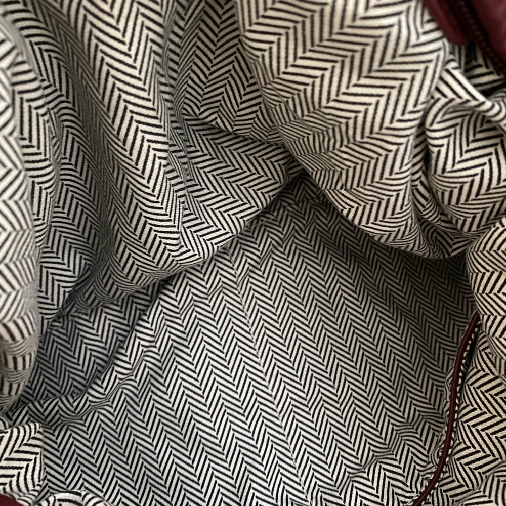 Vici Burgundy Woven Hobo Bag - Picture 3 of 3